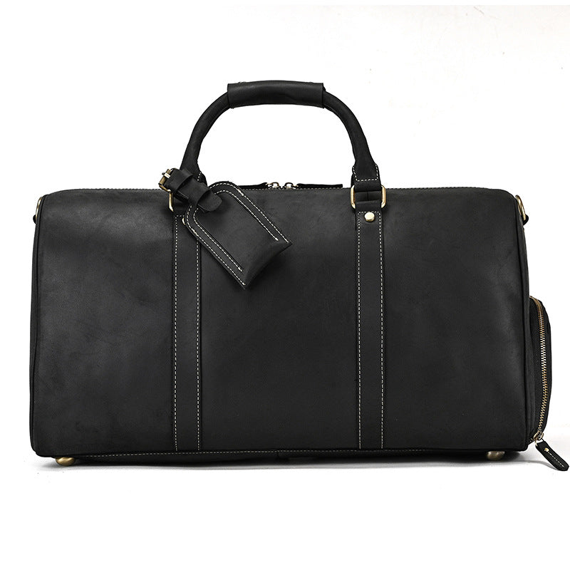 Vintage Leather Gym Duffel Bag | Travel & Leisure Bag