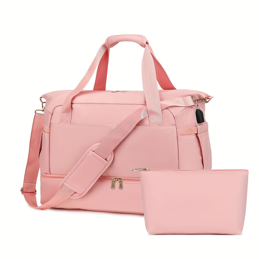 Women’s Travel Gym Duffel Bag | Yoga, Sports & Weekender Tote