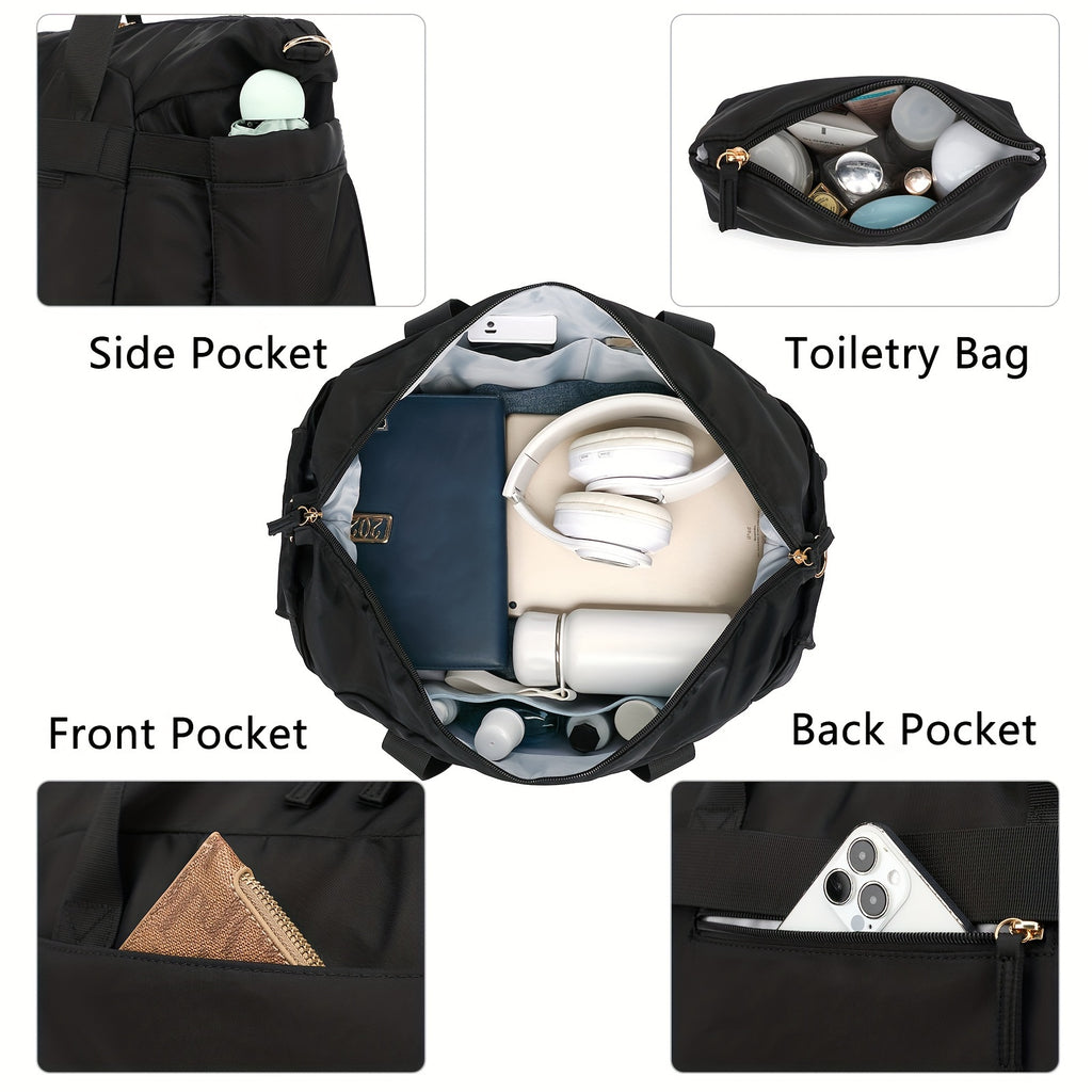 Women’s Travel Gym Duffel Bag | Yoga, Sports & Weekender Tote