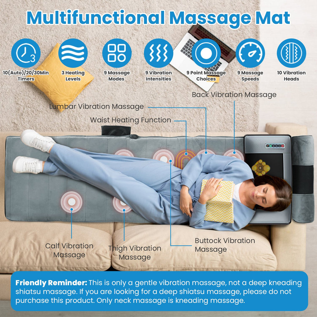 Full Body Electric Massage Mat for Total Relaxation